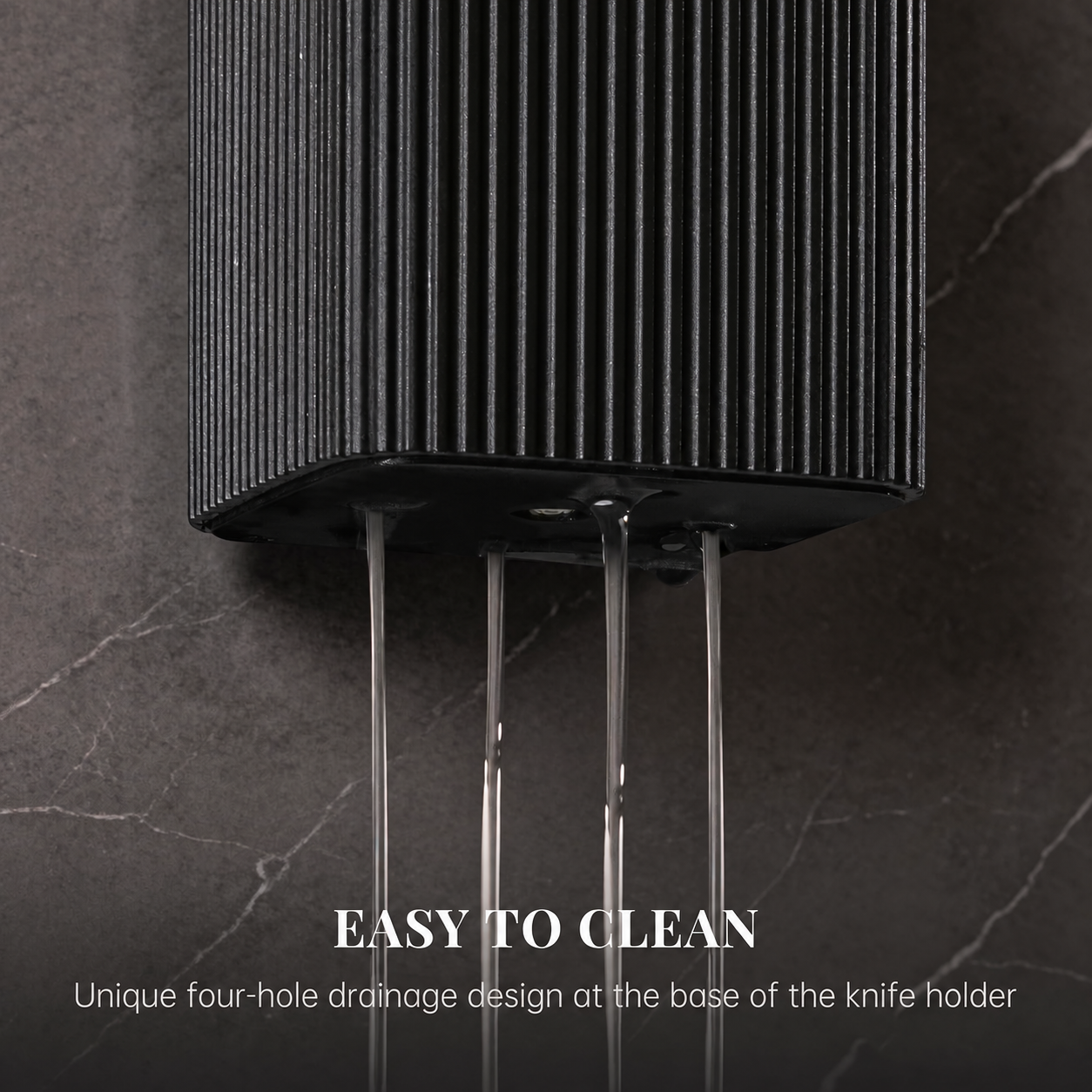 Knife Set, 6-Piece Kitchen Knife Set with Block, High Carbon Stainless Steel Ultra Sharp Kitchen Knives, Wood Grain Handle, Dishwasher Safe Knife Block Set, Black, Kitchen Utility Knives