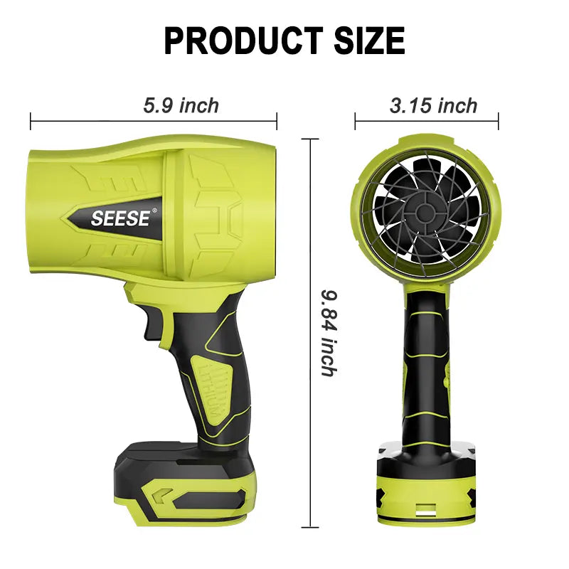 Turbo Jet Leaf Blower,Cordless Leaf Blower, Violent Turbo Fan, Pure Copper Motor,Car Drying After Wash, Handheld Snow Blower,Cordless Turbo Power Air Duster,Home Improve,Garden Mainte Holiday gifts