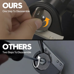 Rechargeable Cordless Electric Scissors, Electric Cardboard Box Cutter with 2 Safety Blades & Storage Pouch - Cuts Cardboard, Leather, Fabric, and Plastic