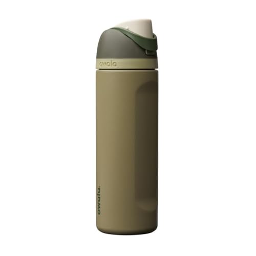 Owala FreeSip Insulated Stainless Steel Water Bottle with Straw for Sports and Travel, Leak Proof, BPA-Free, 710ml, Iced Bree