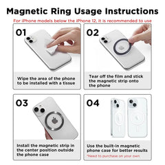 5000mAh Magnetic Power Bank, Wireless Portable Charger for iPhone 12-17 Series, Compatible with MagSafe Cases