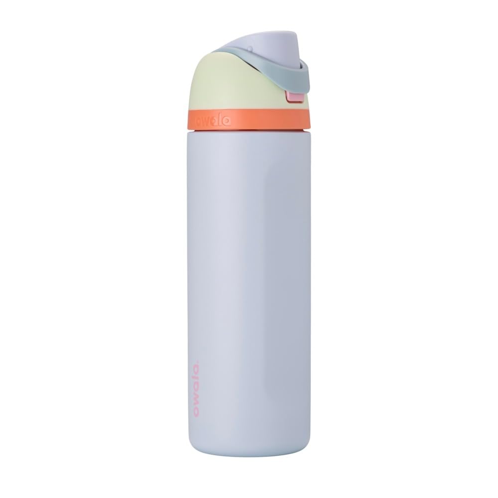 Owala FreeSip Insulated Stainless Steel Water Bottle with Straw for Sports and Travel, Leak Proof, BPA-Free, 710ml, Iced Bree