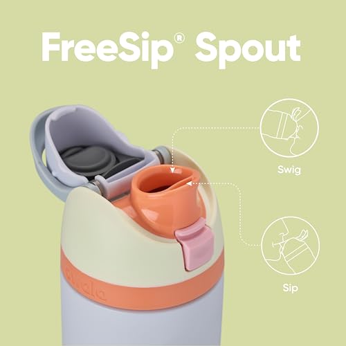 Owala FreeSip Insulated Stainless Steel Water Bottle with Straw for Sports and Travel, Leak Proof, BPA-Free, 710ml, Iced Bree