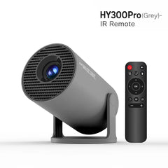 HY300Pro Projector 290ANSI Android 14 Dual WiFi6 8K 4K Decode Auto Keystone Correction Wireless BT5.4 130"Screen 1280*720P Built-in Speaker AllwinnerH726 Mini Portable Outdoor Gift Projectors for bedroom #SohoChic