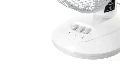 Russell Hobbs 16" Inch, Lightweight, Pedestal Fan, 3 Speeds, Wide-Angled Oscillation, Powerful Airflow, Adjustable Height, Wh