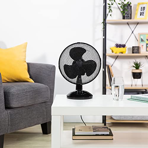 Zanussi 16" Inch, Lightweight, Pedestal Fan, 3 Speeds, Wide-Angled Oscillation, Powerful Airflow, Adjustable Height, Black - 