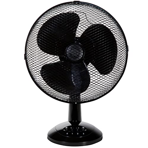 Zanussi 16" Inch, Lightweight, Pedestal Fan, 3 Speeds, Wide-Angled Oscillation, Powerful Airflow, Adjustable Height, Black - 