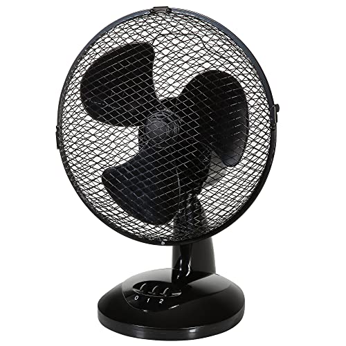 Zanussi 16" Inch, Lightweight, Pedestal Fan, 3 Speeds, Wide-Angled Oscillation, Powerful Airflow, Adjustable Height, Black - 