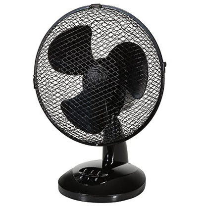 Zanussi 16" Inch, Lightweight, Pedestal Fan, 3 Speeds, Wide-Angled Oscillation, Powerful Airflow, Adjustable Height, Black - 