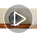 OCOOPA USB Desk Table Fan with Strong Airflow & Quiet Operation, Portable Cooling Fan Speed Adjustable 360°Rotatable Head for
