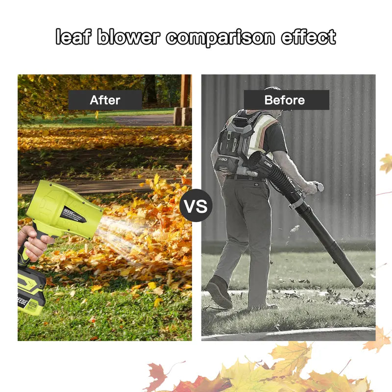 Turbo Jet Leaf Blower,Cordless Leaf Blower, Violent Turbo Fan, Pure Copper Motor,Car Drying After Wash, Handheld Snow Blower,Cordless Turbo Power Air Duster,Home Improve,Garden Mainte Holiday gifts
