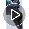 Handheld Fan Rechargeable with LED Display & Clip, 1-199 Speed | 3-in-1 Hand/Neck/Desk Fan, 24ft/s Powerful Airflow, 3600mAh 