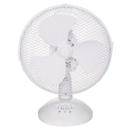 Russell Hobbs 16" Inch, Lightweight, Pedestal Fan, 3 Speeds, Wide-Angled Oscillation, Powerful Airflow, Adjustable Height, Wh