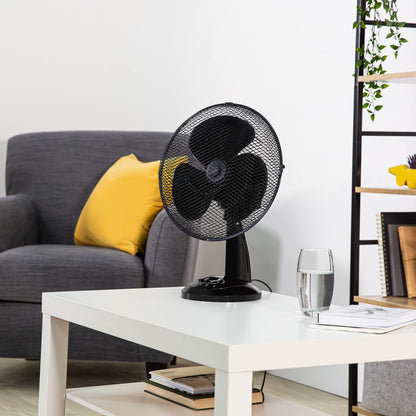 Zanussi 16" Inch, Lightweight, Pedestal Fan, 3 Speeds, Wide-Angled Oscillation, Powerful Airflow, Adjustable Height, Black - 