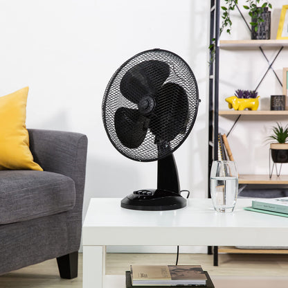 Zanussi 16" Inch, Lightweight, Pedestal Fan, 3 Speeds, Wide-Angled Oscillation, Powerful Airflow, Adjustable Height, Black - 