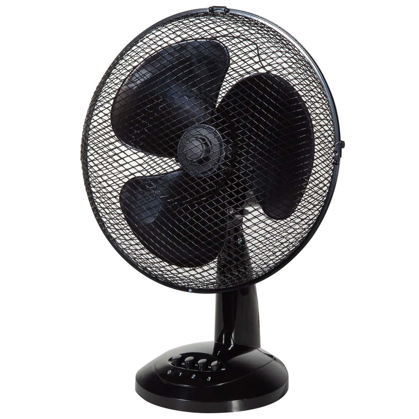 Zanussi 16" Inch, Lightweight, Pedestal Fan, 3 Speeds, Wide-Angled Oscillation, Powerful Airflow, Adjustable Height, Black - 