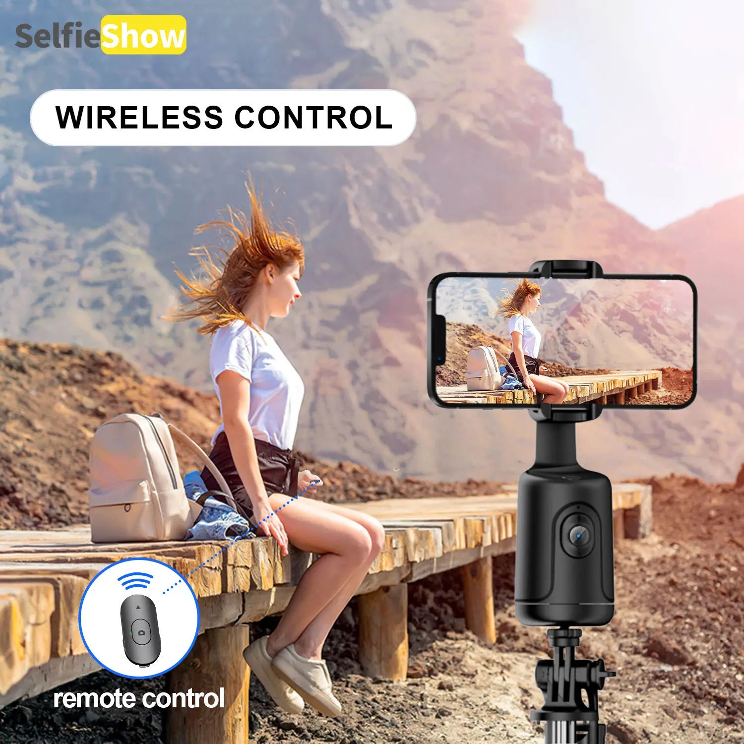 Smart AI Face-Tracking Phone Tripod Selfie Stand, 360° Pan and Tilt with Stabilization for Home and Outdoor Use #TOP PICKS