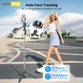 Smart AI Face-Tracking Phone Tripod Selfie Stand, 360° Pan and Tilt with Stabilization for Home and Outdoor Use #TOP PICKS