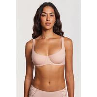 DOBREVA Women's Unlined Balconette Bra No Padded Underwire Supportive Plus Size Smooth Scoop Neck SpringStatements